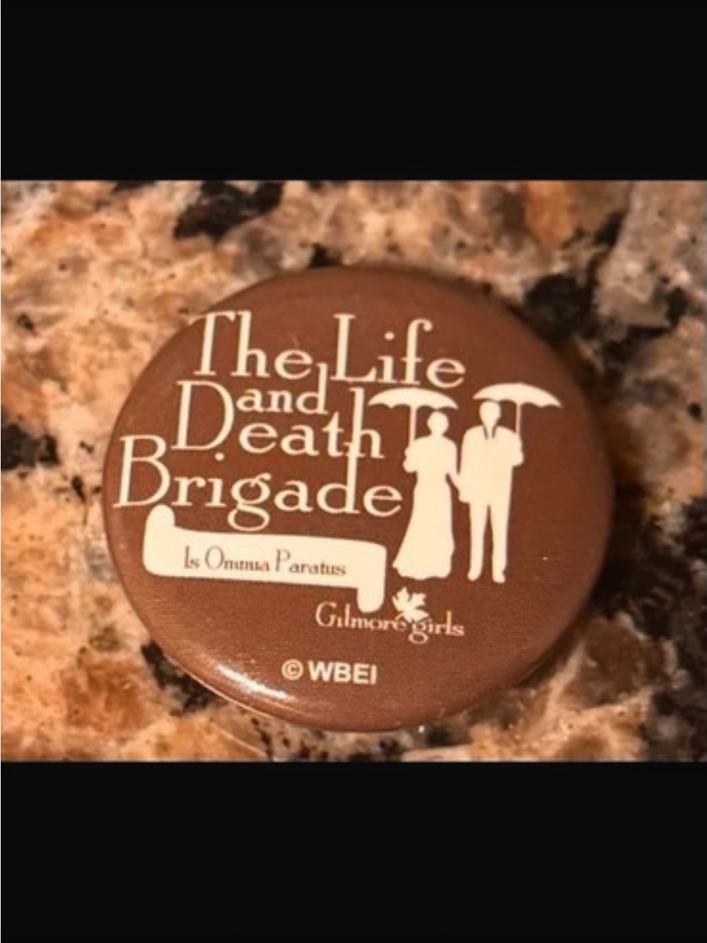 'The Life and Death Brigade' Brown Collectible Pin